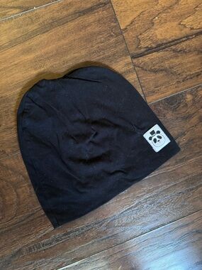Mini Rodini Black Panda Beanie